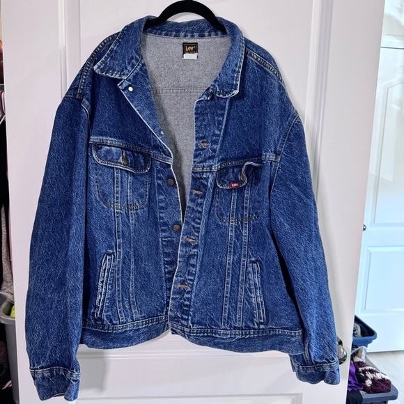 Lee Vintage Denim Trucker Style Jacket PATD-153438 Mens Size X-Large - Picture 4 of 14